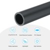 Unique Bargains High Impact Water Plumb Cable Sleeve PVC Rigid Round Pipes 13" Length - 3 of 3