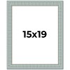 PosterPalooza | Refined Blue Picture Frame - UV Acrylic, Foam Board Backing, Hanging Hardware - 2 of 4