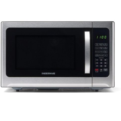 Farberware Professional 1.2 Cu.Ft. Microwave and Grill Oven, 1100 Watt, Stainless Steel - image 1 of 4