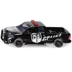 RAM 1500 Pickup Truck Police Black "Raw Law" 1/50 Diecast Model Car by Siku - 1 of 4