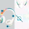 LiLGadgets Connect+ Pro Kids Headphones with Mic, SharePort Technology, Volume Limit 93db Wired Inline 3.5mm Jack- Tie Dye - 4 of 4