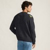 Lands' End Men's Long Sleeve Fuzzy Argyle Cardigan Sweater - 2 of 4