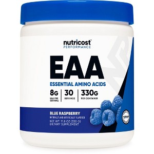 Nutricost EAA Powder (Blue Raspberry) 330 Grams - 8g of EAA per Serving, Amino Acids Supplement, 30 Servings - 1 of 4