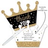 Big Dot of Happiness Prom - Shaped Thank You Cards - Prom Night Party Thank You Note Cards with Envelopes - Set of 12 - 2 of 4