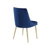 Meridian Furniture,Karina Velvet Dining Chair, Set of 2 - 2 of 4
