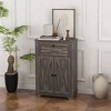 NicBex Minimalist Sideboard Cabinet Farmhouse Kitchen Buffet Cabinet with 2 Doors Small Storage Cabinet for Small Space,Living Room - 2 of 4