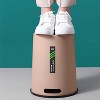 LunaLulinlk Pink kitchen trash can extra large trash can plastic round trash can - 4 of 4