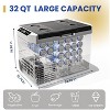 Simzlife 22/32 Qt Car Refrigerator,  12/24V AC DC, Portable Fridge, Fast Cooling & Enery Saving,－7℉~77℉, Quiet, ETL, for RV/Camping/Dorm/Party, Black - 2 of 4