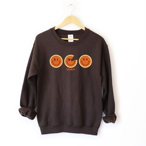 S.W.Smiley Pumpkin Pies - Women's Graphic Sweatshirt - 1 of 4