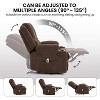 Manual Recliner Chair with Massage and Heat,Adjustable Lounge Chair with Cup Holders & Storage Pockets - 3 of 4
