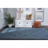 Area Rug Ultra-Thin Moroccan Area Rug Non-Slip Non Shedding Area Rug Low-Pile Indoor Outdoor Throw Rug - 3 of 4