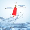 Unique Bargains Plastic Weighted Conical Fishing Floats Rigs 4 Pcs Red - 3 of 4