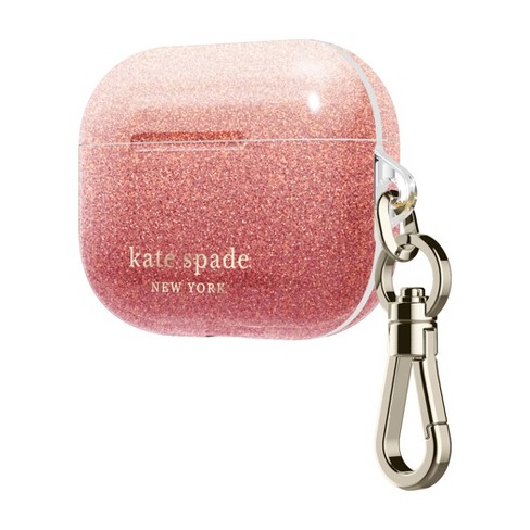Kate Spade New York Airpods Pro Case - Ombre Glitter Sunset Pink : Target
