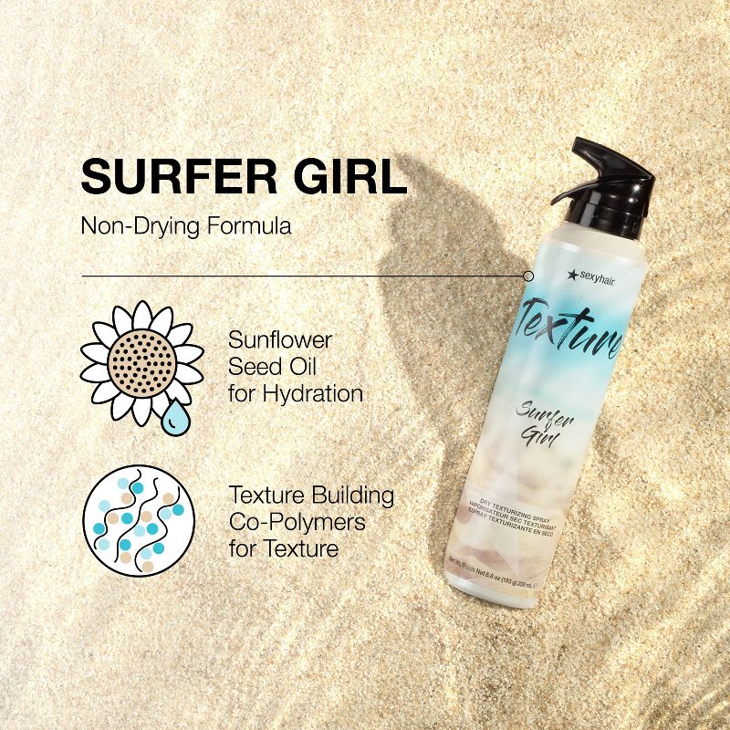 Sexy Hair Texture Surfer Girl Spray - 6.8oz, 4 of 5