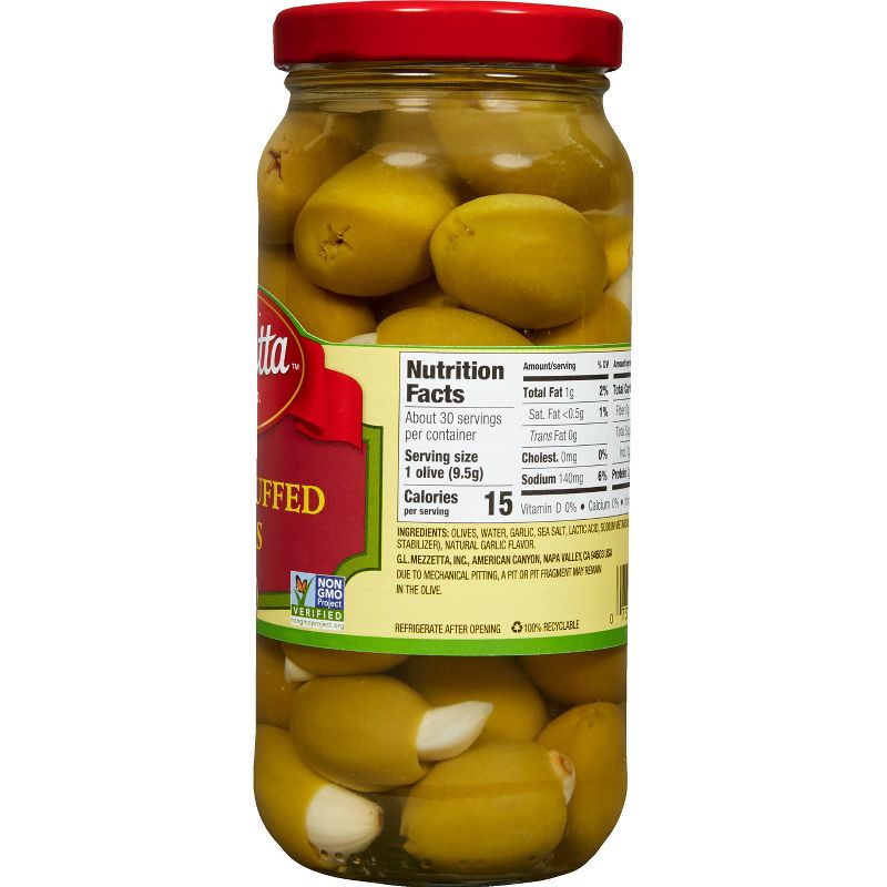 Mezzetta Garlic Stuffed Olives - 10oz, 5 of 6