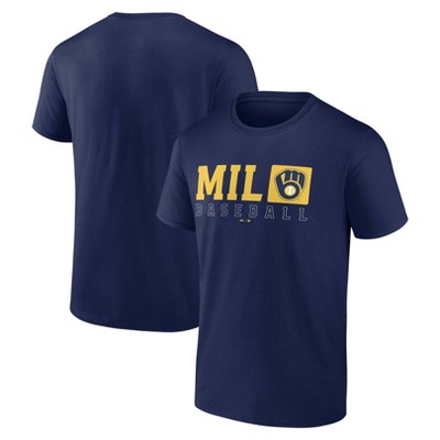 MLB Milwaukee Brewers Men's Short Sleeve Core T-Shirt