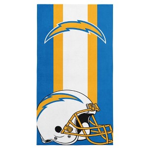 Los Angeles Chargers NFL Zone Read Beach Towel 30 x 60 inches - 1 of 4