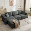 Three Module Block Combination Sofa  Middle ， 3 Soft Pack  Compression  ， - 3 of 4