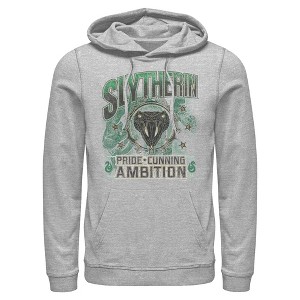 Mens Harry Potter Slytherin Pride and Ambition Lightweight Hoodie - 1 of 4