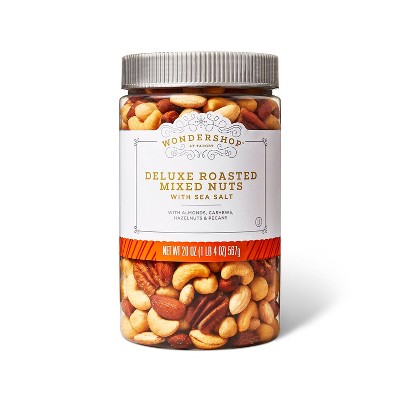 Deluxe Roasted Mixed Nuts Sea Salt - 20oz - Wondershop™