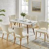 Leticia Mid-century Modern Wingback Dining Chair with Solid Wood Legs Set of 6|ARTFUL LIVING DESIGN - 2 of 4
