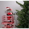 Mr. Christmas 50-inch Animatronic Santa's Scissor Lift Holiday Decor - 3 of 4