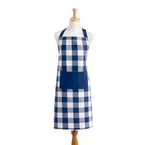 Elrene Farmhouse Living Buffalo Check Kitchen Apron with Pocket - 28" x 33" - Elrene Home Fashions - 1 of 3