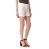 Rekucci Women's Stretch Cotton Blend Cuffed Chino Shorts – Classic Mid-Rise with Pockets - 2 of 3