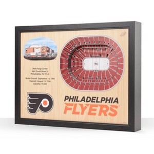 NHL Philadelphia Flyers 25-Layer StadiumViews 3D Wall Art - 1 of 4