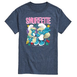 Men's - Smurfs - Smurfette Short Sleeve Graphic T-Shirt - 1 of 4