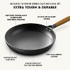 imarku Nonstick Frying Pans - 8&10&12 Inch Cast Iron Skillets Professional Cast Iron Pan Dishwasher Safe Nonstick Frying Pan Set, Detachable Handle - 3 of 4