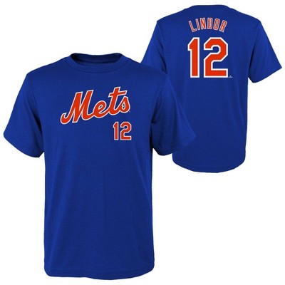 Mlb New York Mets Boys' Francisco Lindor T-shirt : Target