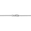 Black Bow Jewelry 1.7mm 14k White Gold Solid Flat Cable Chain Necklace - 4 of 4