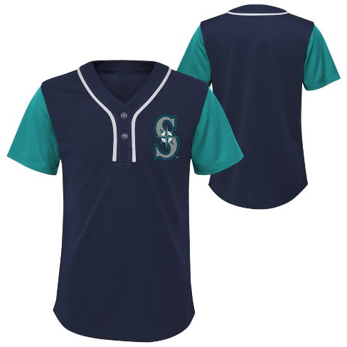 MLB Seattle Mariners Women's Short Sleeve Jersey - S