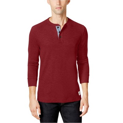 Tommy Hilfiger Mens Cotton Henley Shirt