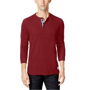 Tommy Hilfiger Mens Cotton Henley Shirt - 1 of 1