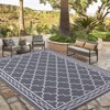 Outdoor Rug, Waterproof Reversible Patio Carpet,  Print Camping Rug, Geometric RV Mat for Deck, Balcony, Picnic & Beach - 3 of 4