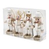 Whisen S/4 3.9" Nutcraker Ornaments, Christmas Decoration - Multicolor - 3 of 4