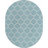 Unique Loom Outdoor Trellis Geometric Woven Area Rug - 2 of 4