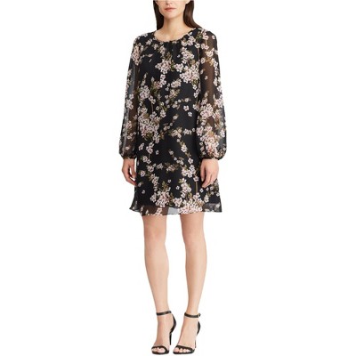 American Living Womens Floral Print Shift Dress