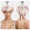 Unique Bargains Women's Faux Silk Floral Hair Bonnet - 2 of 4