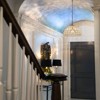 LLHZSY Retro French Crystal Chandelier Antique Bronze Dome Island Pendant Ceiling Fixture, 1-Light W15" or 6-Light W23 3/5" - 3 of 4