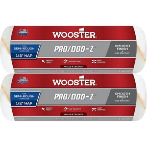 Wooster Genuine 9" Pro/Doo-Z 1/2" Nap Roller Cover 2-Pack, RR643-9-2PK - 1 of 1