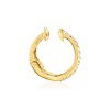 Pure Collection by Ross-Simons Diamond-Accented Single Ear Cuff in 14kt Yellow Gold - 2 of 4