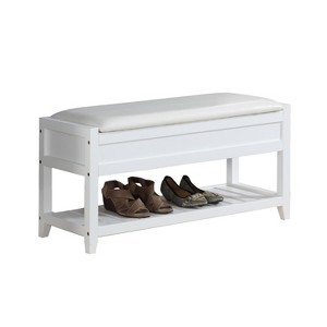 Cesicia Seating Bench with Shoe Storage - 1 of 4