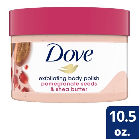 Dove Beauty Pomegranate Seeds & Shea Butter Exfoliating Body Polish Scrub - 10.5oz - image 1 of 4