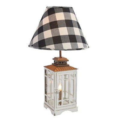 Park Designs White Lantern Lamp With Night Light : Target