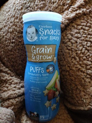 Gerber Baby Snacks Puffs, Strawberry Apple, 1.48 Ounce (Pack of 6)