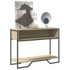 Clihome Modern Warm Spacious Sonoma  Console Table for Entryway, Sturdy Capacity Hallway Table - 2 of 4