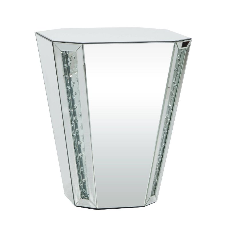 Glam Mirror and Glass Accent Table Silver - Olivia &#38; May, 3 of 9